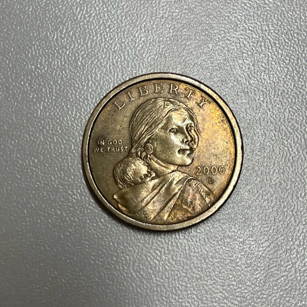 Rare 2000 D Sacagawea One Dollar Coin